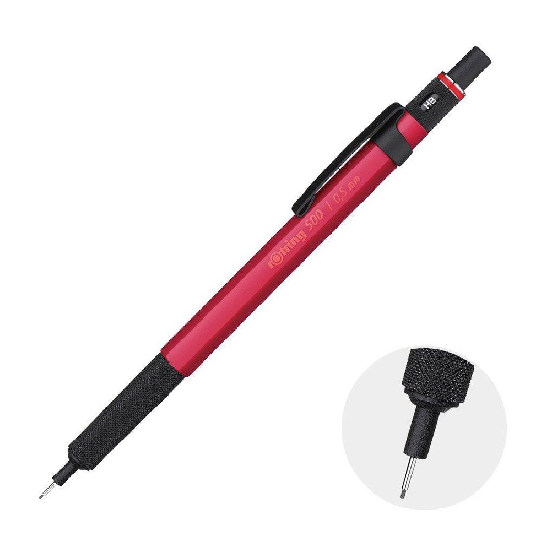 Rotring 500 red mechanical pencil 0,5mm
