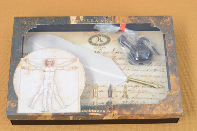 Francesco Rubinato art set 2021/2/10 with pen, ink and nibs