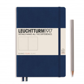 Leuchtturm 1917 Notebook A5 Navy Plain Hard Cover