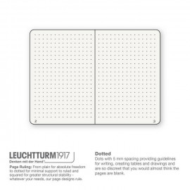 Leuchtturm 1917 Notebook A5 Olive Dotted Hard Cover