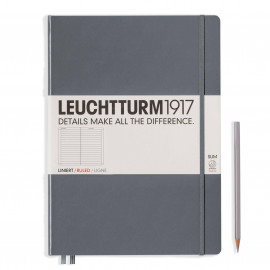 Leuchtturm 1917 Notebook A4 plus Anthracite Ruled Hard Cover