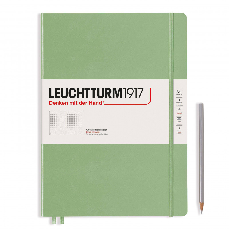 LEUCHTTURM1917 Notebook Bauhaus Edition Dotted Hardcover A5 Red