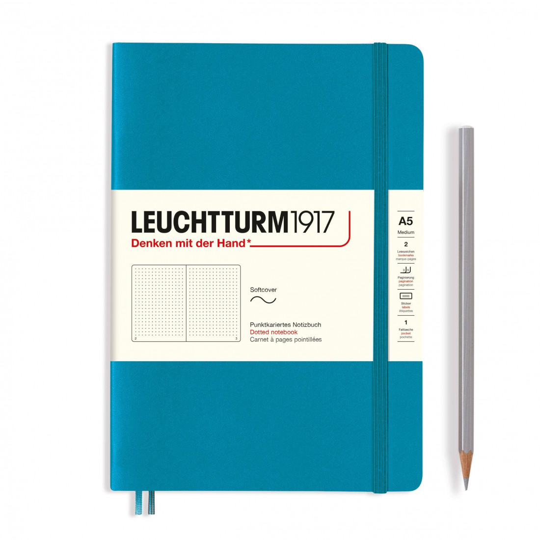 Leuchtturm 1917 Notebook A5 Ocean Dotted Soft Cover
