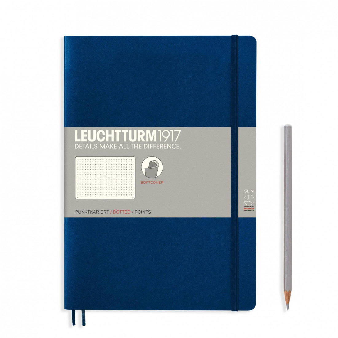 Leuchtturm 1917 Notebook B5 Navy Dotted Soft Cover