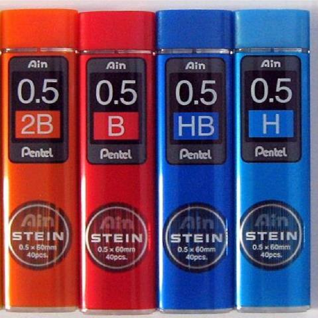 Leads for Mechanical Pencils 0,5mm 2B 40 pcs Ainstein Pentel