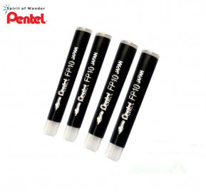 Refills cartridges FP10 black 4 pieces Pentel