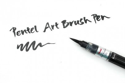 Pentel Art Brush Pen - Black GFL101