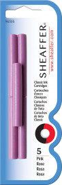 Sheaffer ink cartridges 96335 5pcs Pink