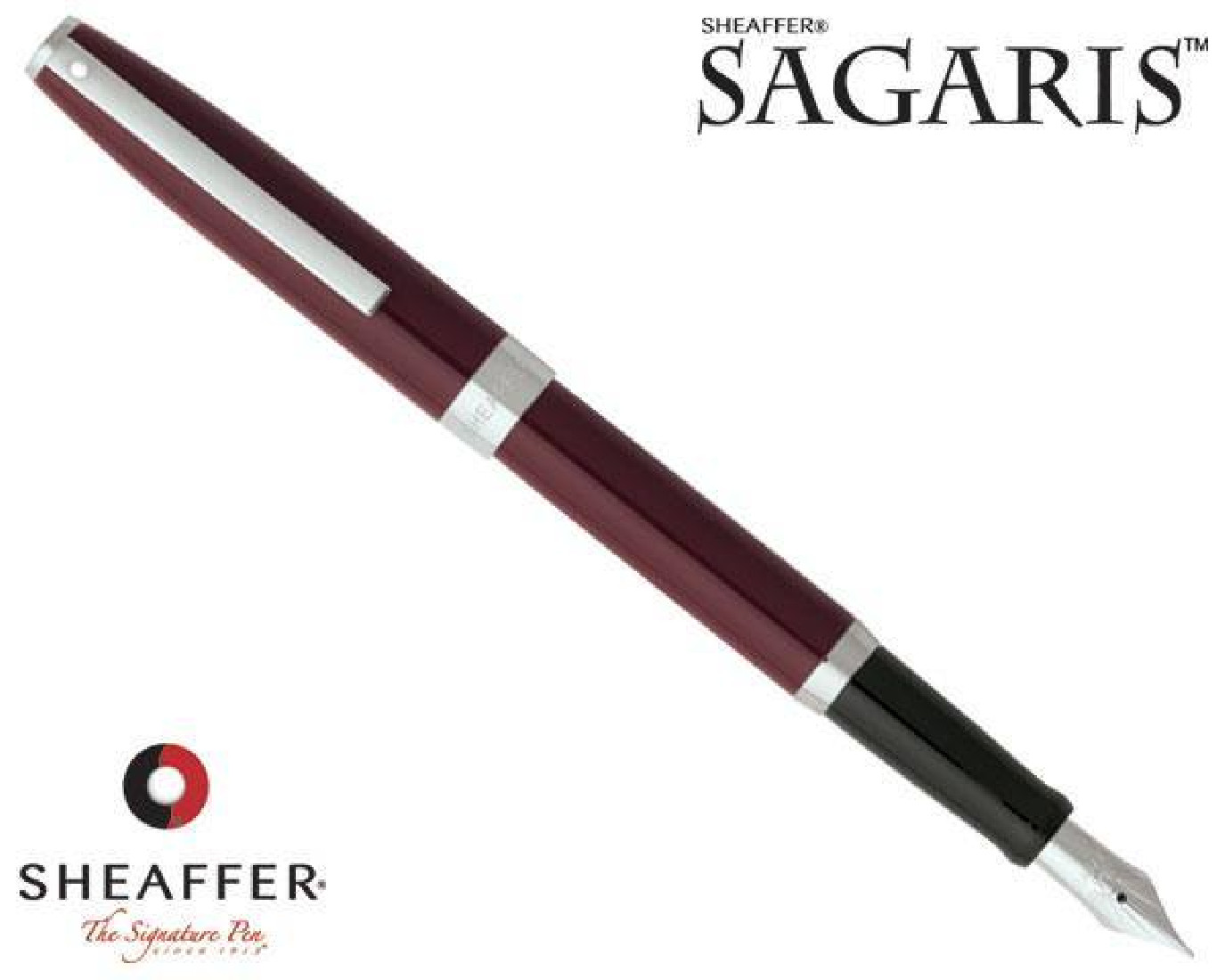 Sheaffer Sagaris gloss wine CT Fountain Pen 9476-0