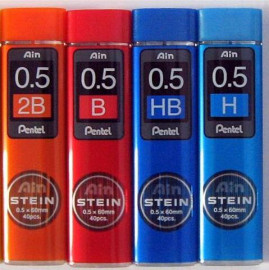 Leads for Mechanical Pencils 0,5mm HB 40 pcs Ainstein Pentel