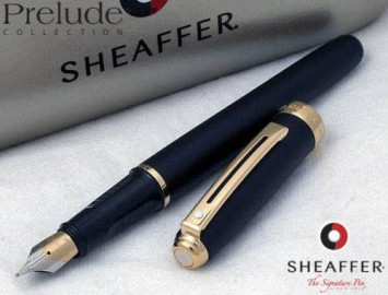 Sheaffer Prelude matte black GT Fountain Pen 346-0