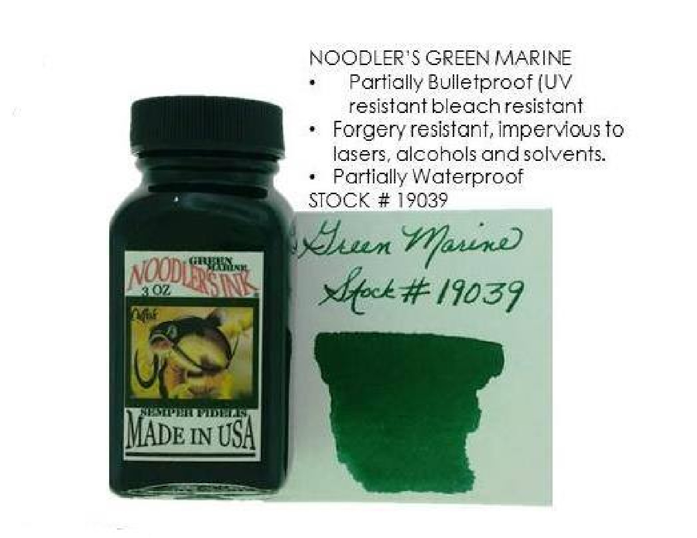 Noodlers ink Green Marine 90ml 19039
