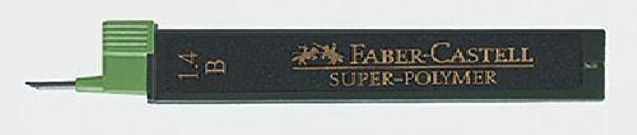 Faber Castell leads 1,4mm B super polymer 6pcs
