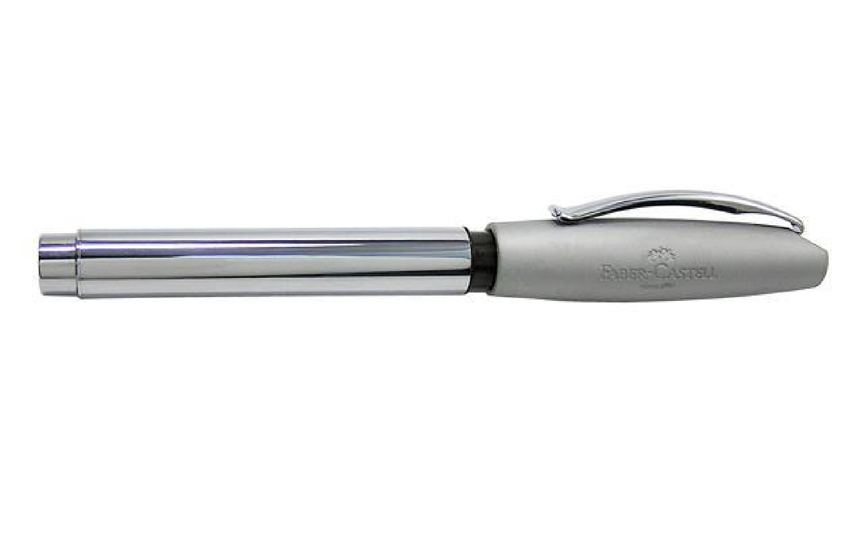 Faber Castell Basic Metal Polished Silver Cap Rollerball Pen 148461