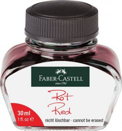 Faber Castell  Ink bottle, 30 ml, ink Red