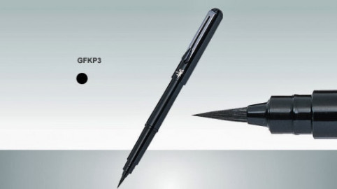 Black Brush Pen Chinese ink GFKp Pentel