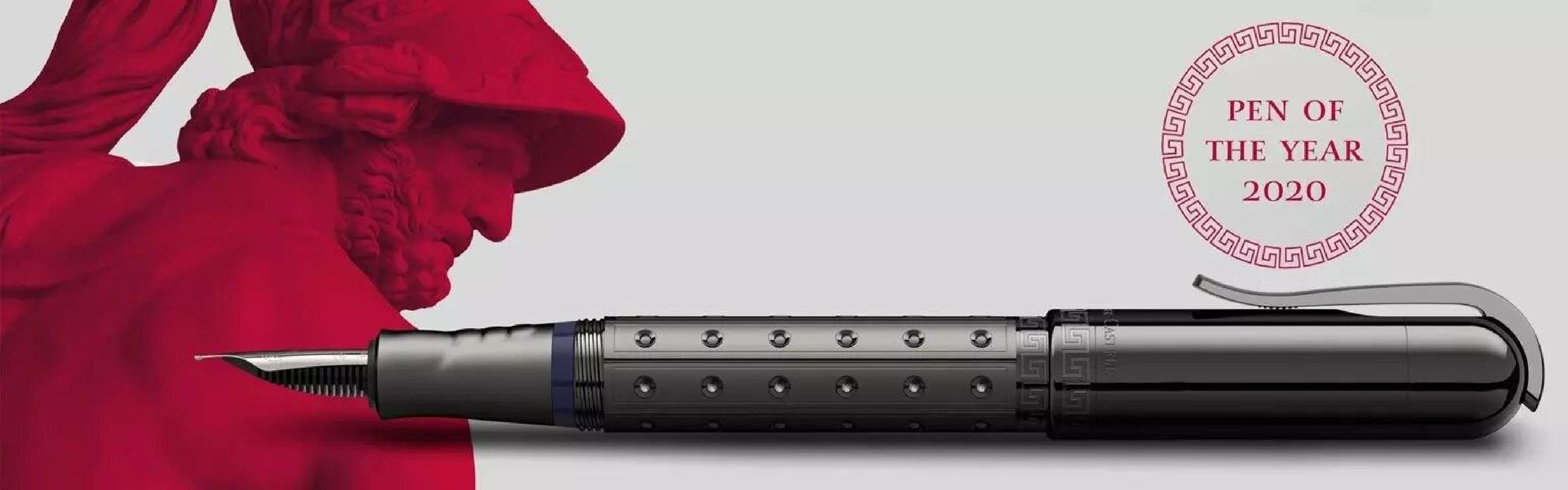 Graf Von Faber Castell Fountain pen Pen of the Year 2020 Black edition Sparta