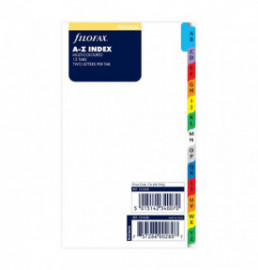 Filofax A-Z Dividers with Coloured Tabs - Personal 131608 FX
