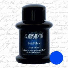 De Atramentis steel blue 45ml fountain pen standard ink