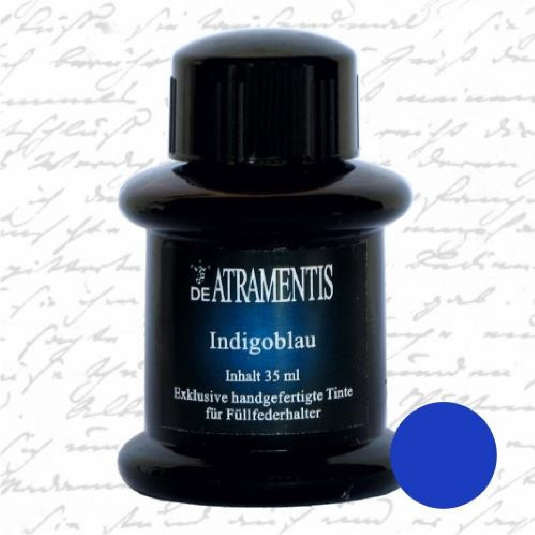 De Atramentis Indigo blue 45ml fountain pen standard ink