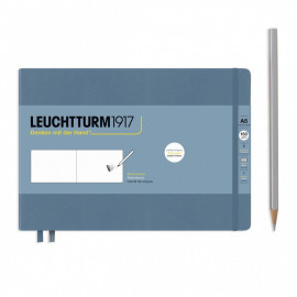 Leuchtturm 1917 Sketchbook Stone grey Landscape Medium (A5) 150 gram