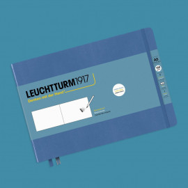 Leuchtturm 1917 Sketchbook Stone grey Landscape Medium (A5) 150 gram