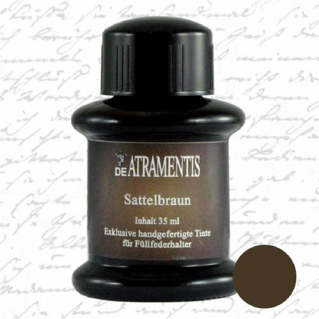 De Atramentis Saddle brown 45ml fountain pen standard ink