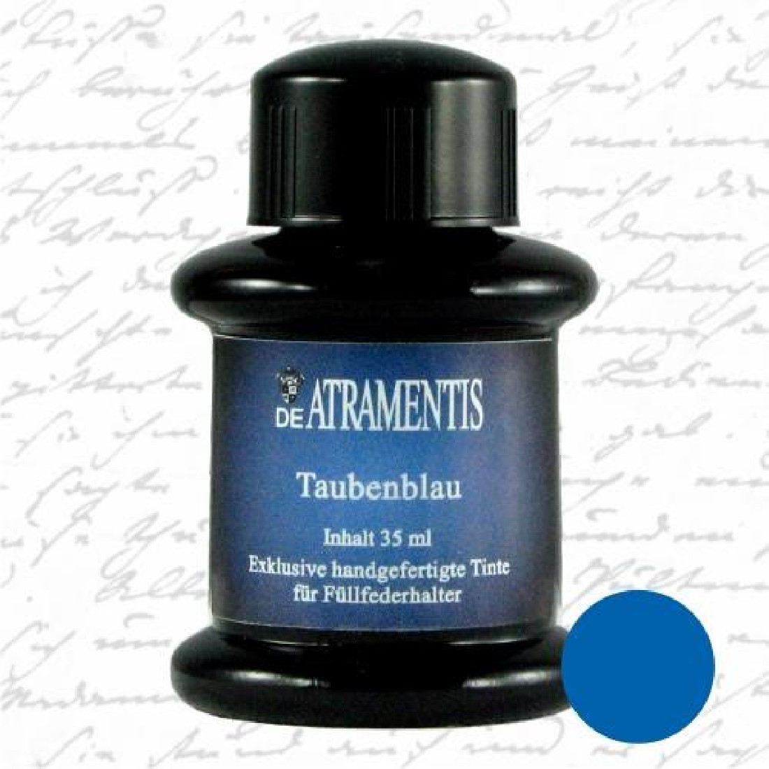 De Atramentis Pigeon (Colombin) Blue 45ml fountain pen standard ink