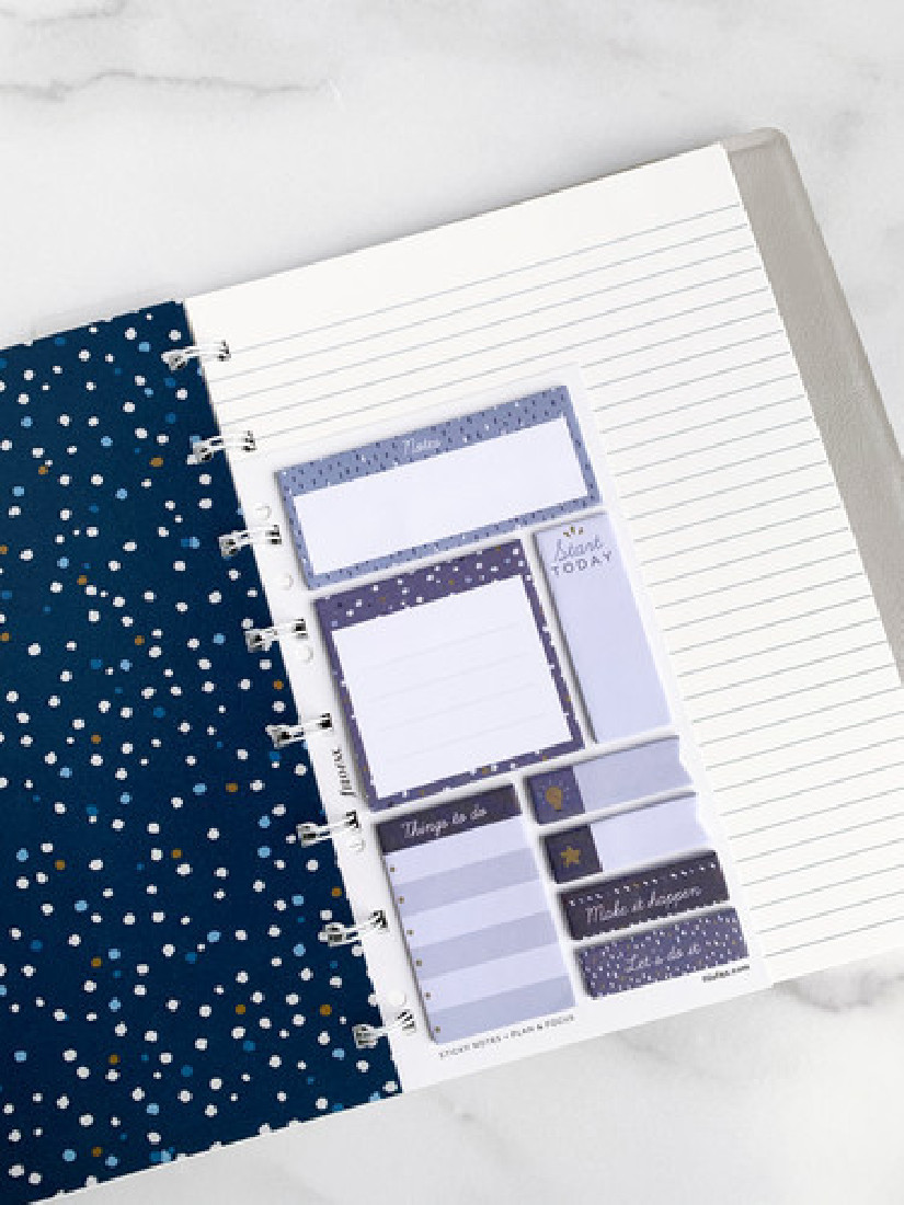 STICKY NOTES INDIGO FILOFAX FX