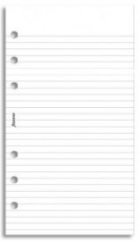 Refill Personal White Ruled Notepaper 133008 Filofax