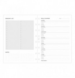 Meal Planner Notebook Refill - A5 FILOFAX FX