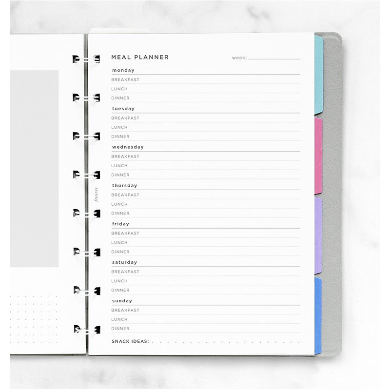 Filofax Personal Size Refill Paper - 171x95mm, 6-Hole, Pack Of 20 Sheets