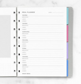 Meal Planner Notebook Refill - A5 FILOFAX FX