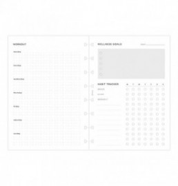 Wellness Tracker Notebook Refill - A5 FILOFAX FX