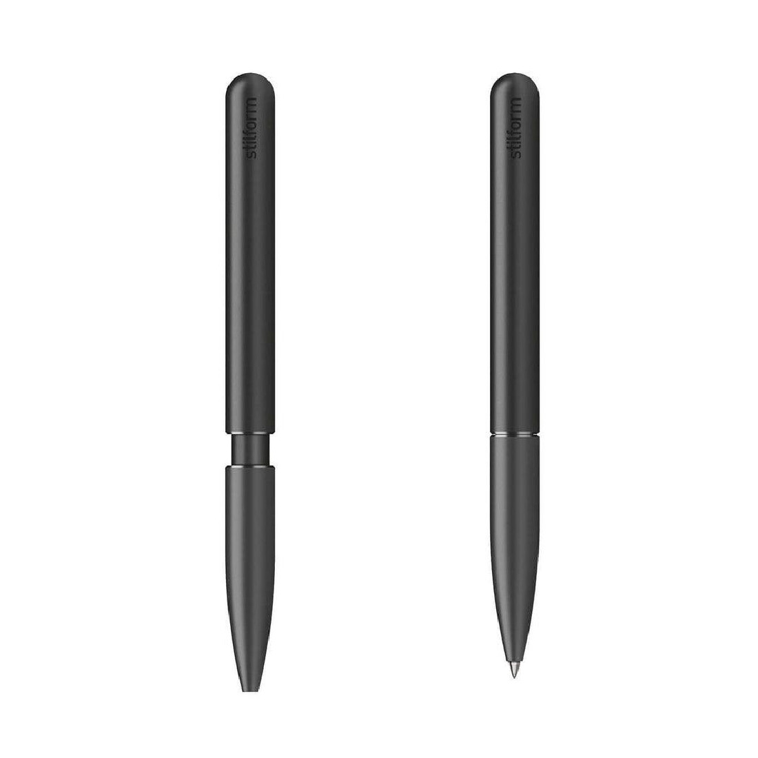 Stilform aluminium ballpoint pen Warp Black