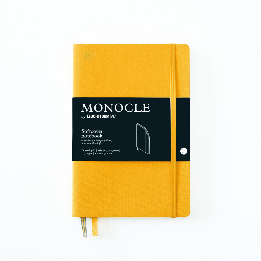 Leuchtturm 1917 softcover notebook MONOCLE AB plus Yellow