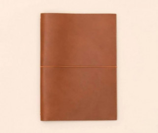 Paper Republic A4 Leather Portfolio Cognac