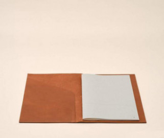 Paper Republic A4 Leather Portfolio Cognac