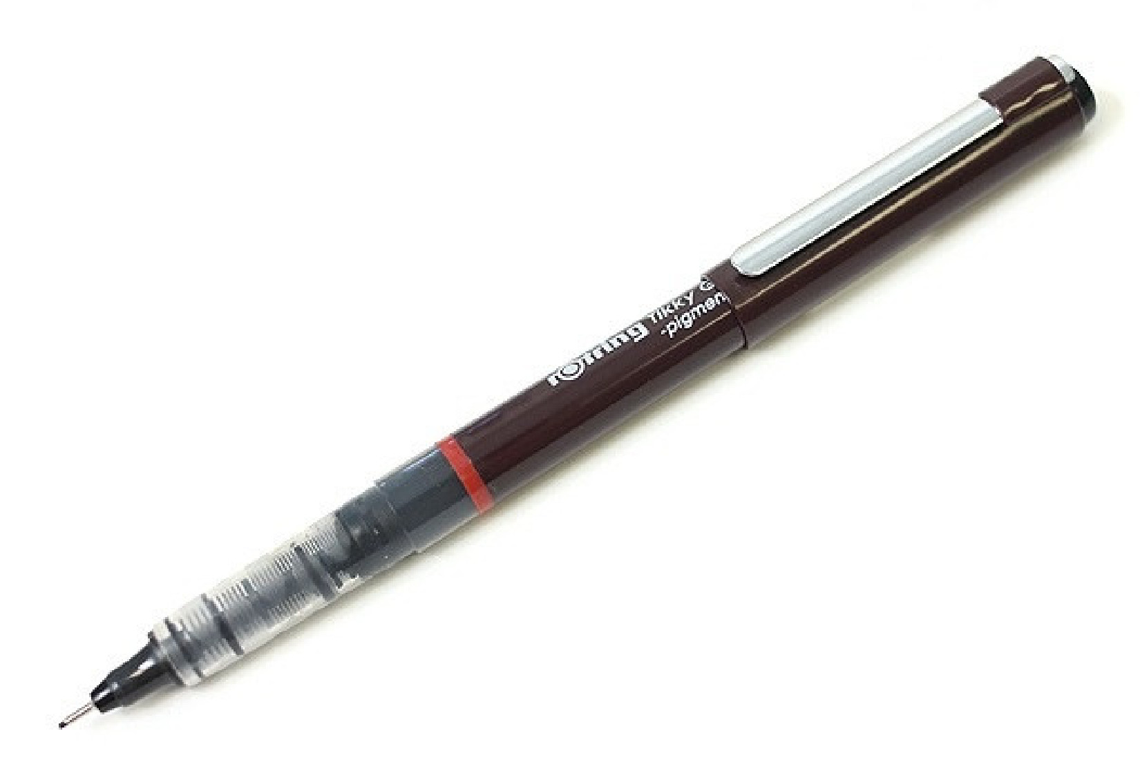 Lot De 4 Stylos Fineliner ROtring Tikky Graphic - Pointes 0,1 / 0,2 / 0,3 / 0,5 Mm, Encre Noire + Carnet A5 | Stylos Techniques Pour Dessin, Croquis, écriture - 4