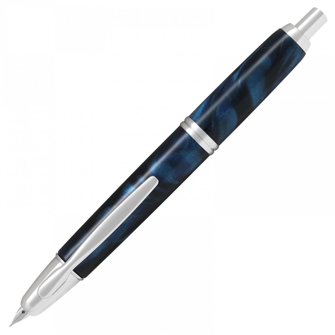 Pilot Capless (Vanishing point) blue marble RT Fountain Pen