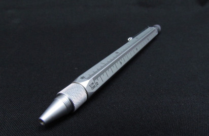 ONE TOUCH STYLUS 9 FUNCTION TOOL PEN GREY MONTEVERDE