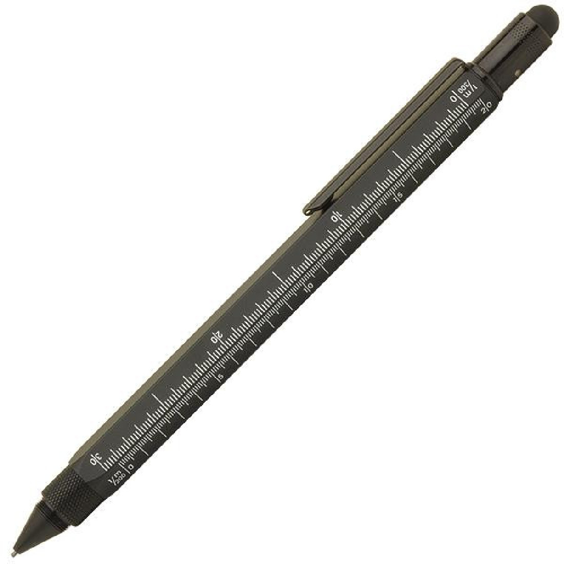 ONE TOUCH STYLUS 9 FUNCTION TOOL PENCIL BLACK MONTEVERDE