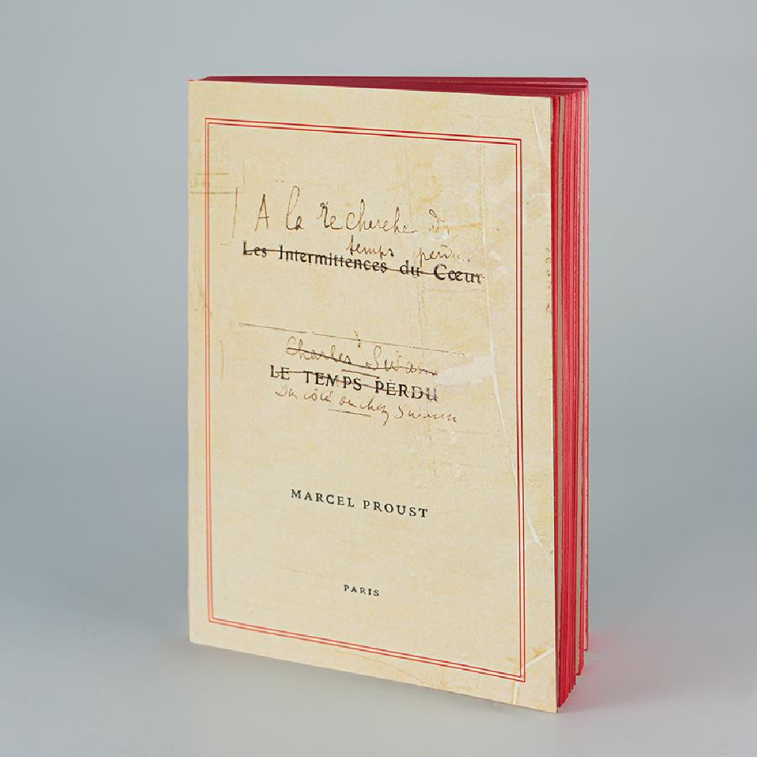 ANTIQUE NOTEBOOK La recherche Marcel Proust LIBRI MUTI