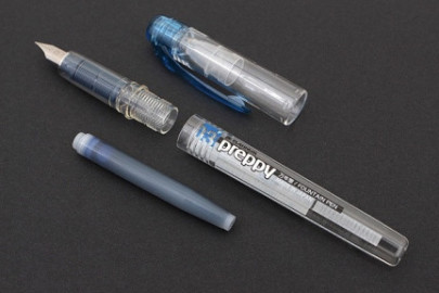 Platinum Preppy Blue Black  Fountain Pen PSQ-300-M