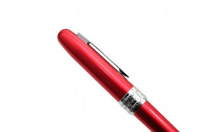 Platinum Plaisir Red Fountain Pen PGB-1000
