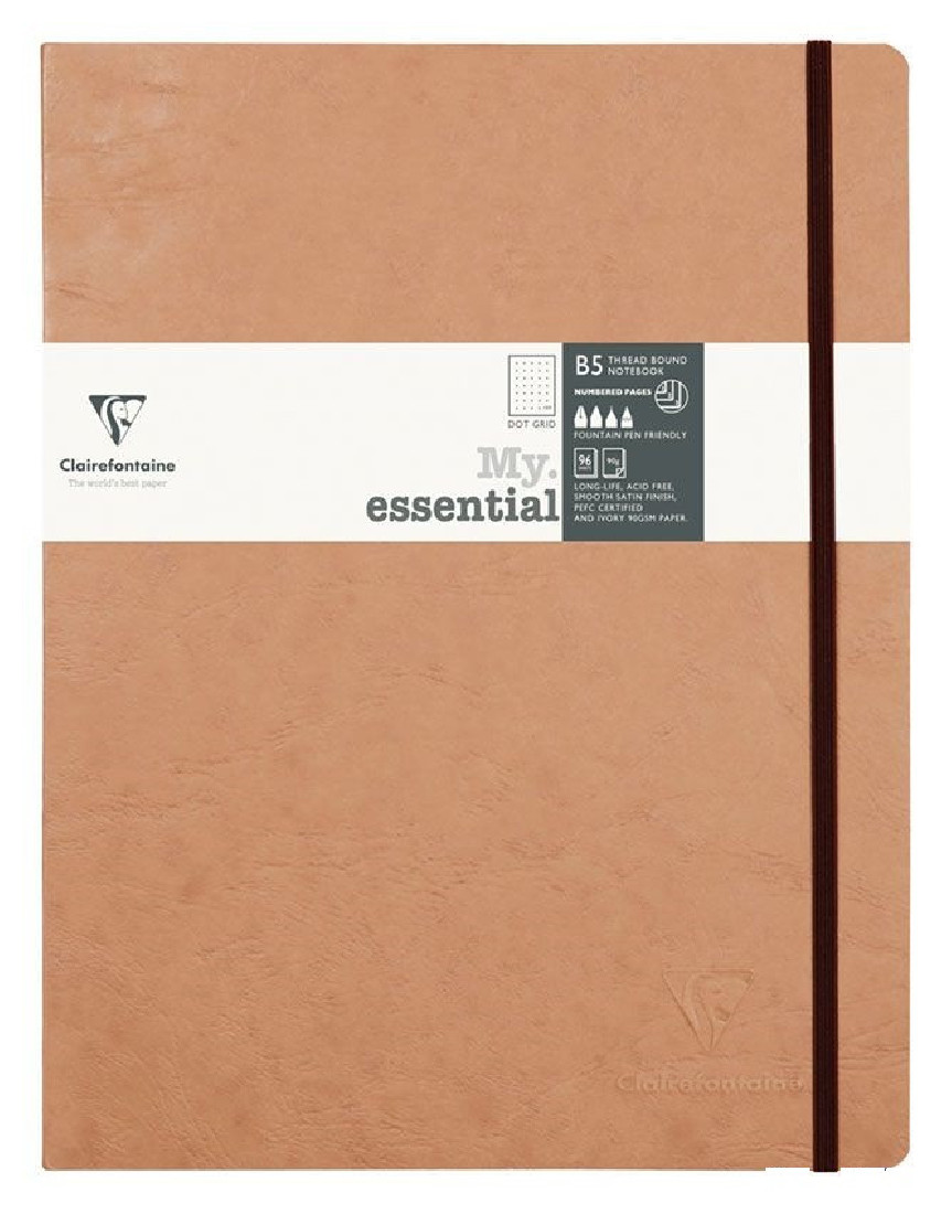 Clairefontaine notebook my.essential B5 craft dotted 79443