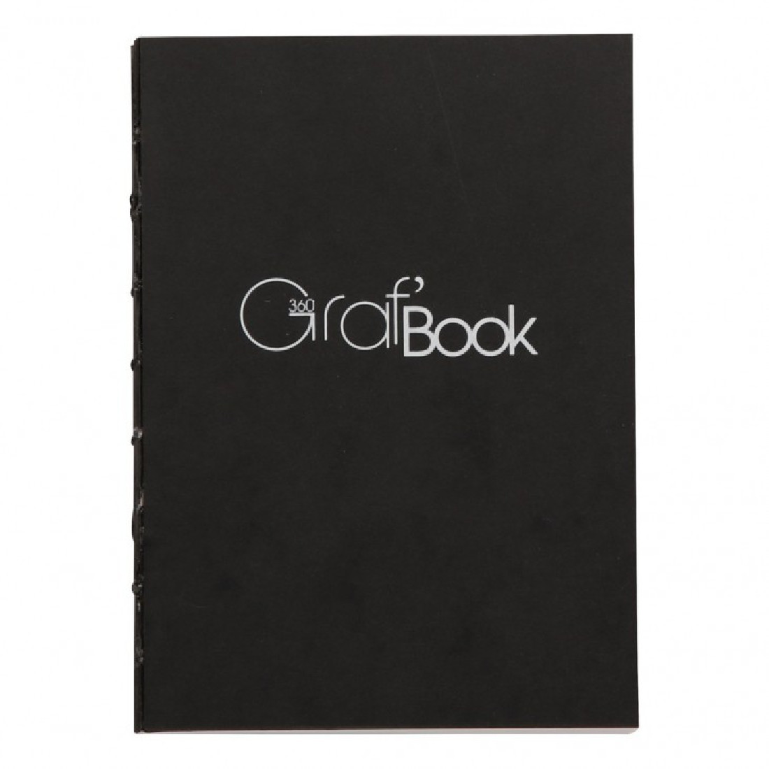 Clairfontaine Grafbook A4, drawing white paper 100g, 200 pages, A4 Black