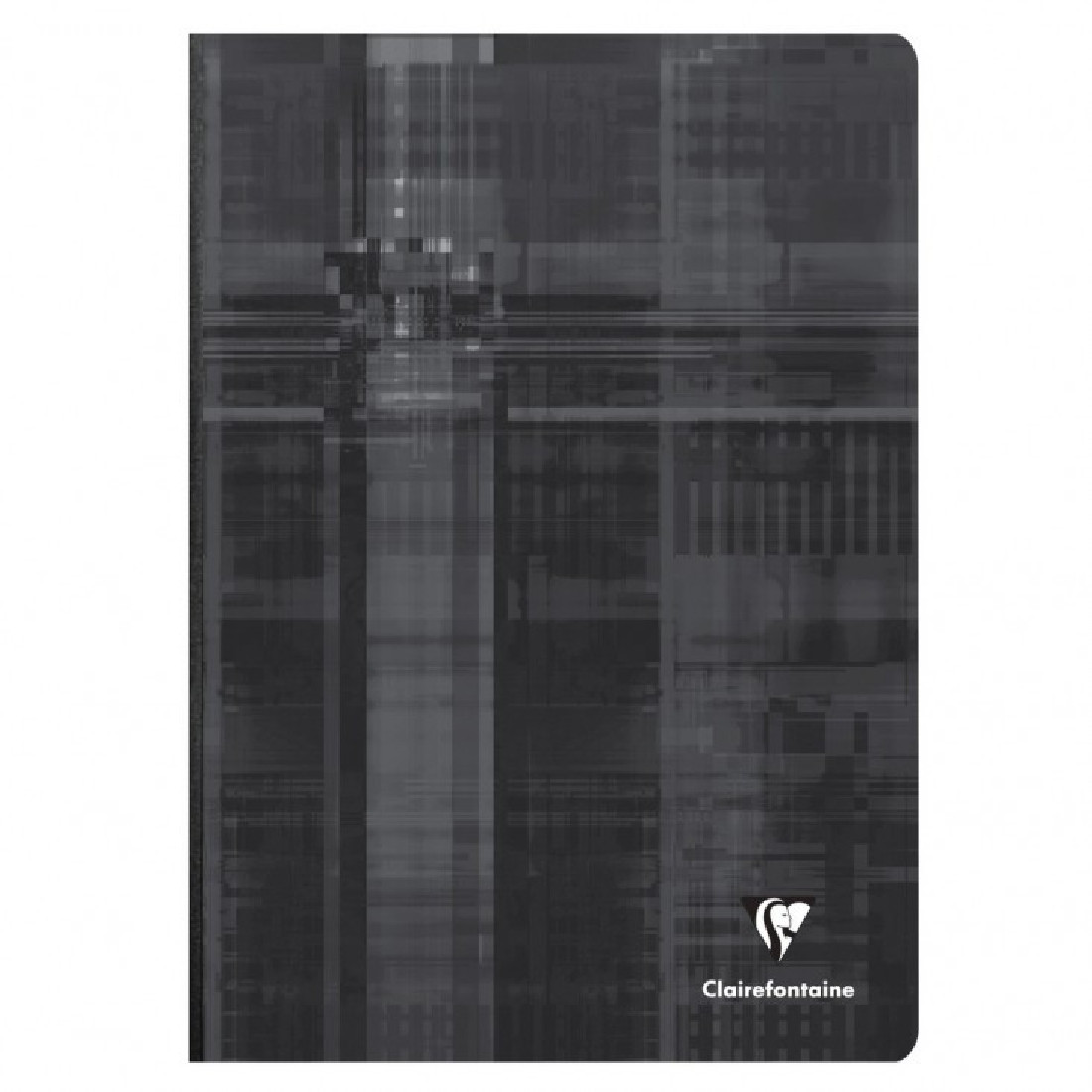 Clairefontaine notebook clothbound A4 21X29,7cm, lined without margin, 192 pages, 90g, 9146 black