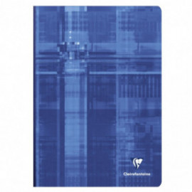 Clairefontaine notebook clothbound A4 21X29,7cm, lined without margin, 192 pages, 90g, 9146 blue