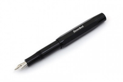 Kaweco Skyline Sport Black Fountain Pen (plus a free pack Black Kaweco cartridges)